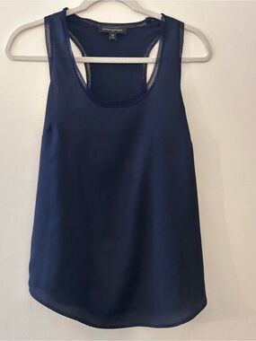 Banana Republic Deep Navy Racerback Tank Top